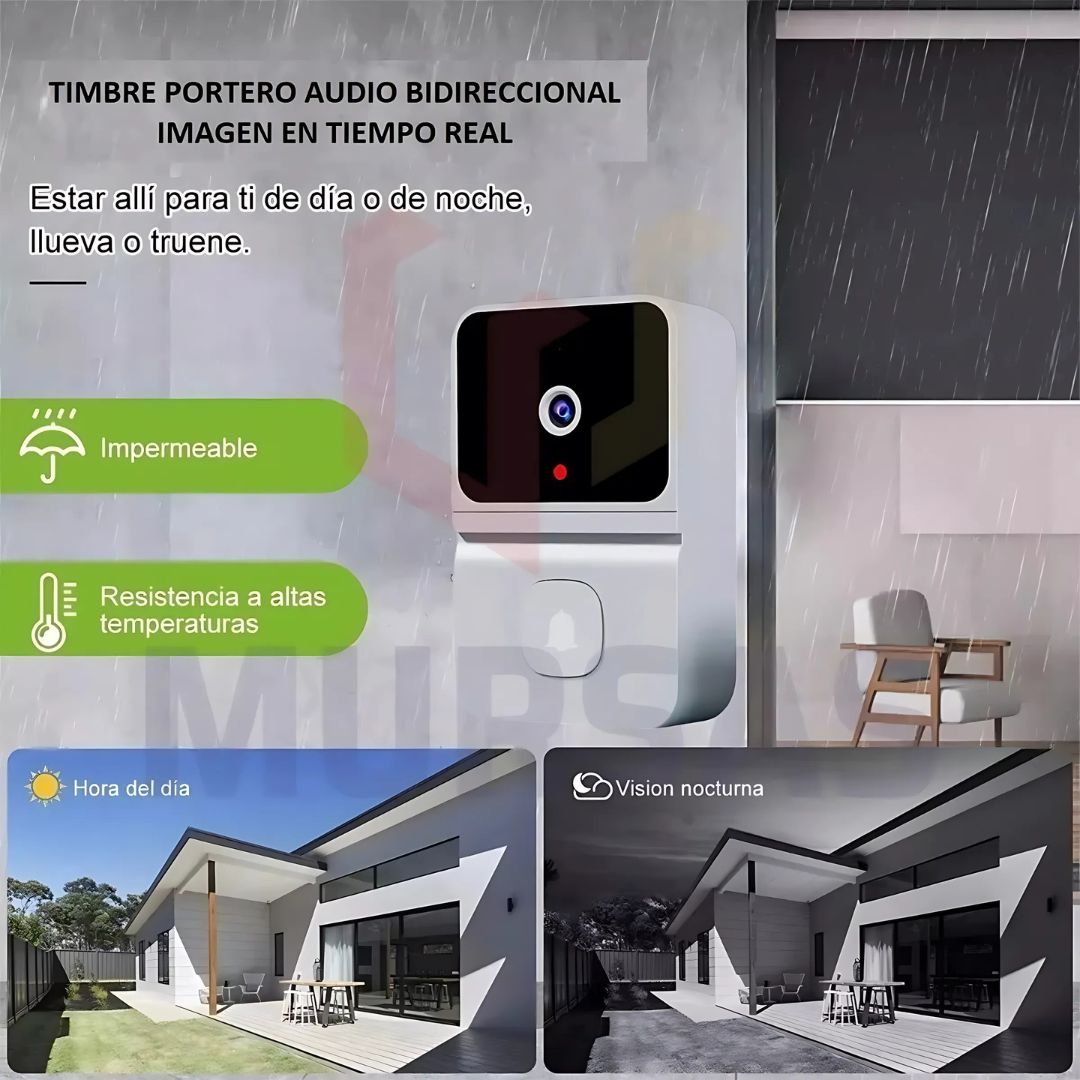 TIMBRE CON CAMARA INALAMBRICA
