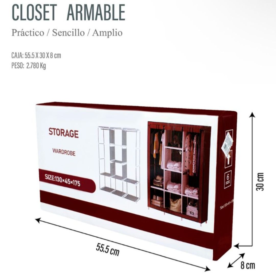 CLOSET DESARMABLE - GRANDE