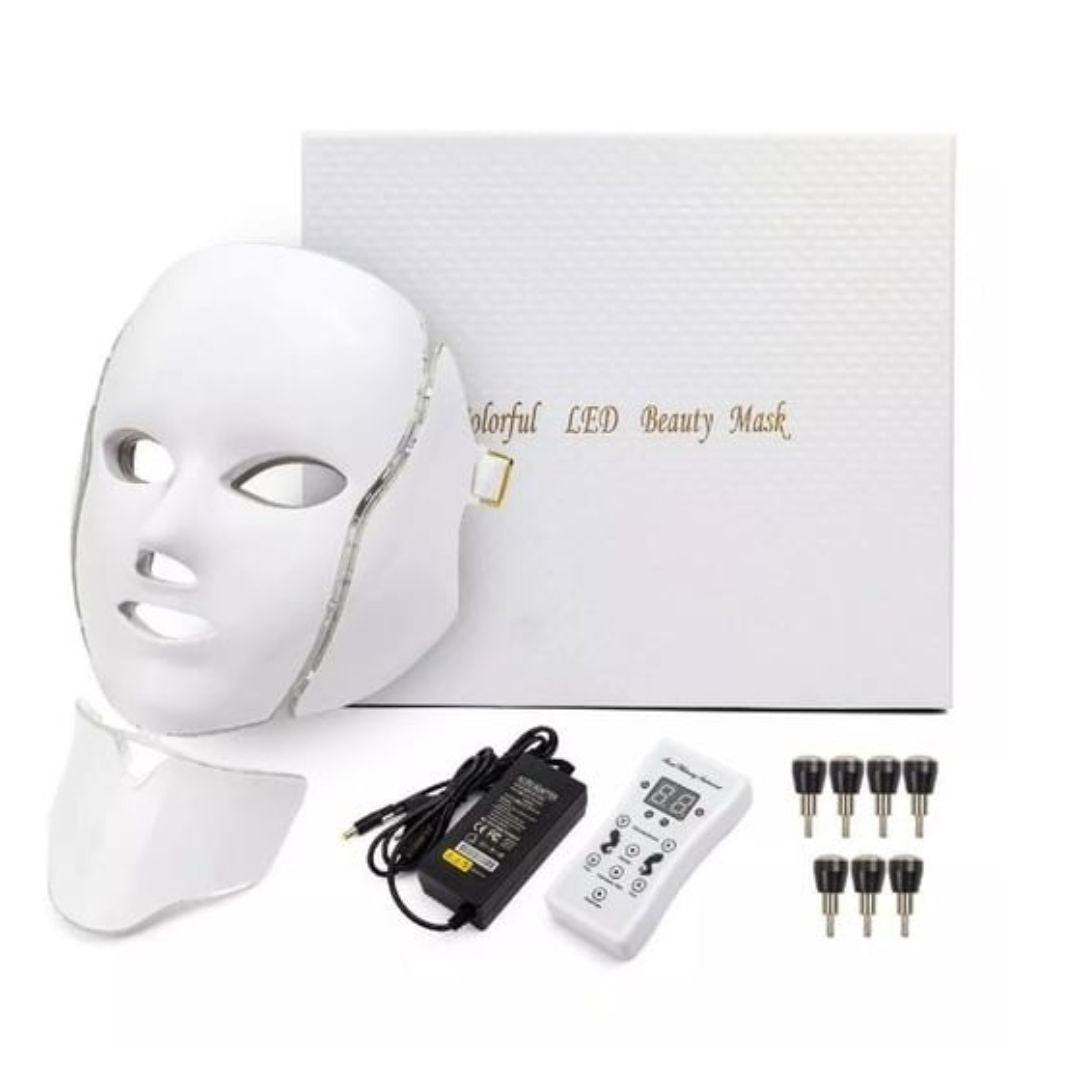 MASCARILLA FACIAL CON LUZ UV