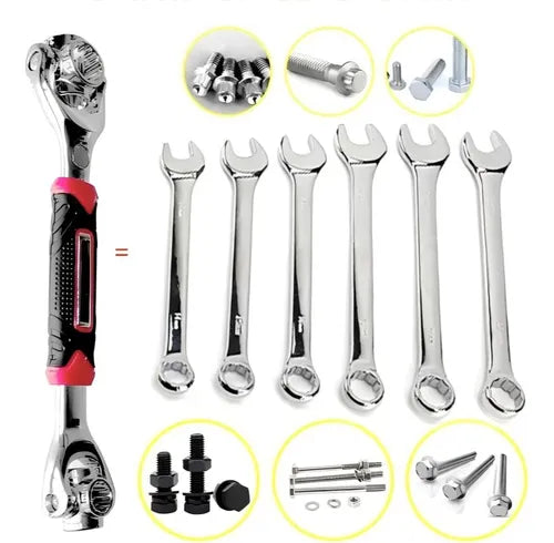 LLAVE UNIVERSAL 48 EN 1 HERRAMIENTA MULTIFUNCIONAL VERSÁTIL